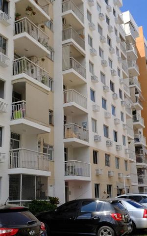 Apartamento para alugar com 47m², 2 quartos e 1 vagaEstacionamento e fachada