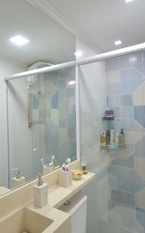 Apartamento para alugar com 100m², 3 quartos e 1 vaga Apartamento para alugar com 100m², 3 quartos e 1 vagaBanheiro Social