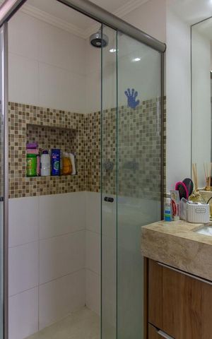 Apartamento à venda com 67m², 2 quartos e 1 vaga Apartamento à venda com 67m², 2 quartos e 1 vagaBanheiro Suíte
