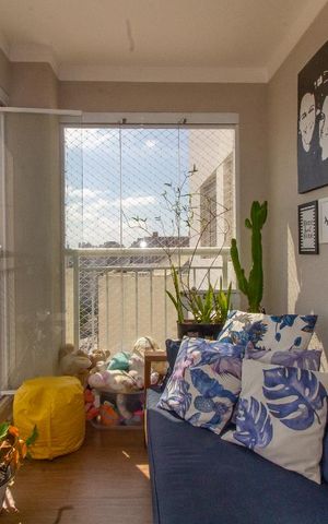 Apartamento à venda com 67m², 2 quartos e 1 vaga Apartamento à venda com 67m², 2 quartos e 1 vagaVaranda da Sala