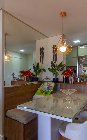Apartamento à venda com 67m², 2 quartos e 1 vaga Apartamento à venda com 67m², 2 quartos e 1 vagaSala de Jantar