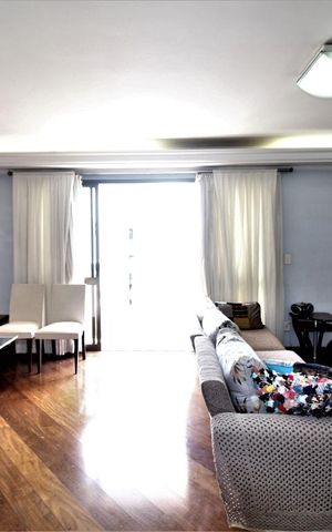Apartamento para alugar com 134m², 4 quartos e 3 vagasSala