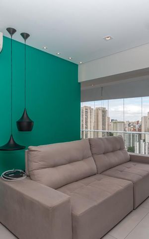 Apartamento à venda com 52m², 1 quarto e 1 vaga Apartamento à venda com 52m², 1 quarto e 1 vagaSala