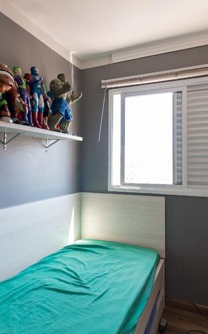Apartamento à venda com 90m², 3 quartos e 1 vagaQuarto 3