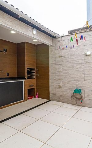 Casa à venda com 156m², 3 quartos e 1 vaga Casa à venda com 156m², 3 quartos e 1 vagaÁrea de Serviço e Espaço Gourmet