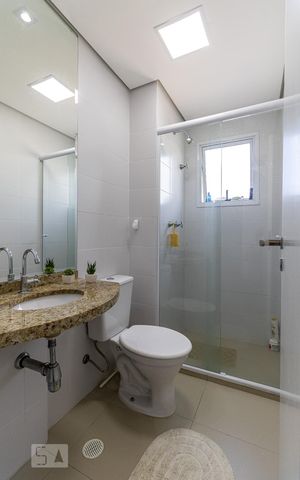 Apartamento para alugar com 54m², 2 quartos e 1 vaga Apartamento para alugar com 54m², 2 quartos e 1 vagaBanheiro