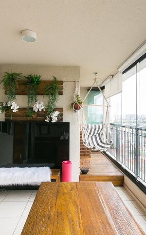 Apartamento para alugar com 120m², 3 quartos e 2 vagasVaranda gourmet