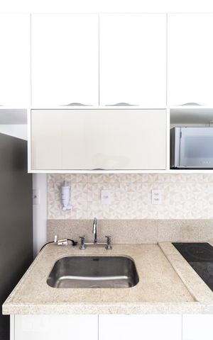 Studio à venda com 35m², 1 quarto e 1 vaga Studio à venda com 35m², 1 quarto e 1 vagaCozinha