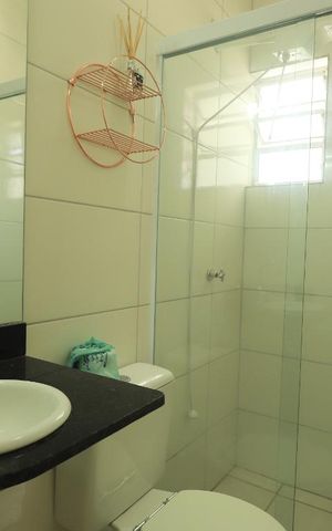 Apartamento à venda com 50m², 2 quartos e 2 vagasBanheiro Social