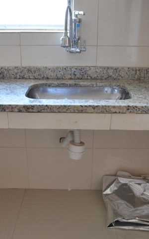 Casa de condomínio à venda com 68m², 2 quartos e 2 vagasCozinha- pia