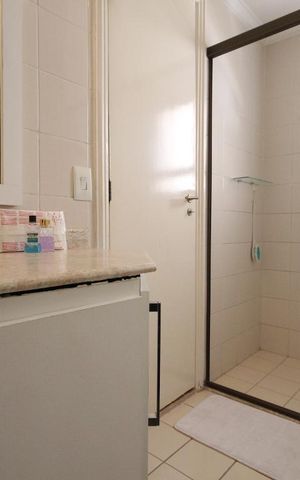 Apartamento para alugar com 135m², 3 quartos e 2 vagasBanheiro da Suíte 1