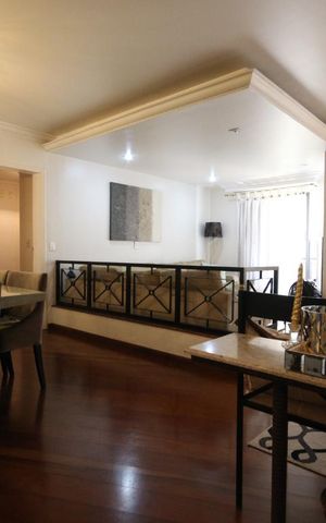 Apartamento para alugar com 135m², 3 quartos e 2 vagasSala