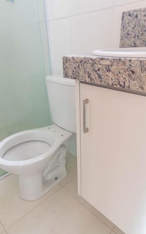 Apartamento para alugar com 46m², 2 quartos e 1 vaga Apartamento para alugar com 46m², 2 quartos e 1 vagaBanheiro