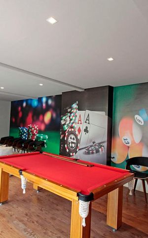 Apartamento para alugar com 89m², 2 quartos e 2 vagasÁrea comum - Salão de Jogos