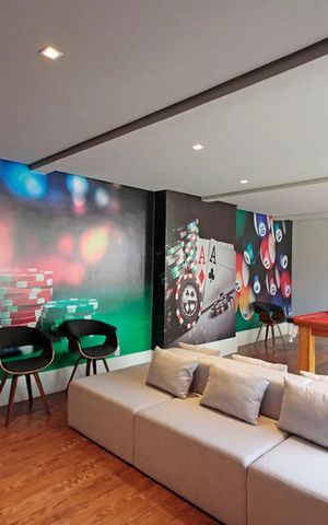 Apartamento para alugar com 89m², 2 quartos e 2 vagasÁrea comum - Salão de Jogos