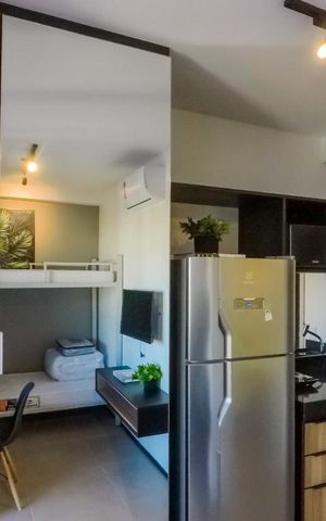 Studio para alugar com 21m², 1 quarto e sem vagaStudio