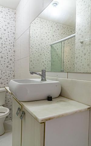 Apartamento para alugar com 60m², 2 quartos e 1 vaga Apartamento para alugar com 60m², 2 quartos e 1 vagaBanheiro