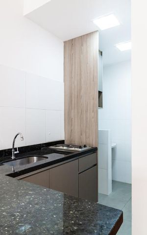 Studio para alugar com 47m², 1 quarto e sem vagaCozinha