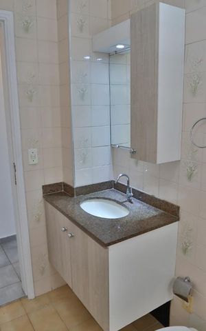 Apartamento para alugar com 45m², 1 quarto e 1 vagaBanheiro