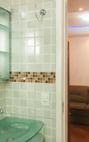 Apartamento à venda com 48m², 2 quartos e 1 vagaBanheiro 