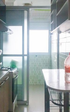 Apartamento à venda com 48m², 2 quartos e 1 vagaCozinha e Área de Serviço