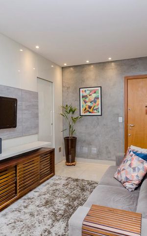 Apartamento para alugar com 63m², 2 quartos e 2 vagasSala