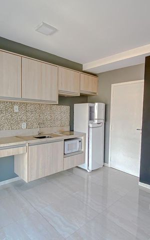 Studio à venda com 33m², 1 quarto e sem vagaSala e Cozinha