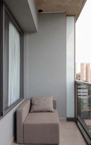 Studio à venda com 26m², 1 quarto e 1 vaga Studio à venda com 26m², 1 quarto e 1 vagaVaranda
