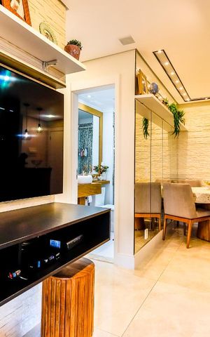 Apartamento à venda com 64m², 2 quartos e 1 vaga Apartamento à venda com 64m², 2 quartos e 1 vagaSala
