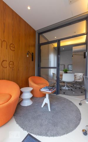 Apartamento para alugar com 42m², 1 quarto e 1 vaga Apartamento para alugar com 42m², 1 quarto e 1 vagaÁrea comum - Escritório