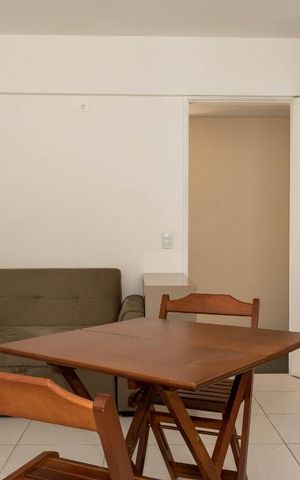 Studio para alugar com 24m², 1 quarto e sem vaga Studio para alugar com 24m², 1 quarto e sem vagaSala/Quarto