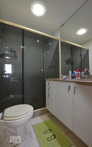 Apartamento à venda com 146m², 4 quartos e 3 vagasBanheiro da Quarto 1 suite master
