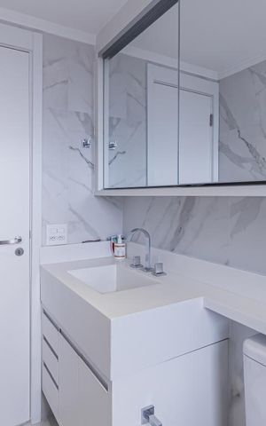 Apartamento para alugar com 122m², 3 quartos e 2 vagas Apartamento para alugar com 122m², 3 quartos e 2 vagasBanheiro da Suíte