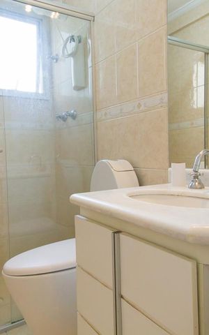 Apartamento à venda com 45m², 1 quarto e 1 vagaBanheiro 
