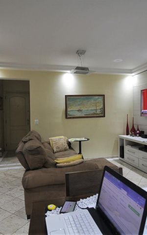 Apartamento para alugar com 70m², 1 quarto e 2 vagasSala