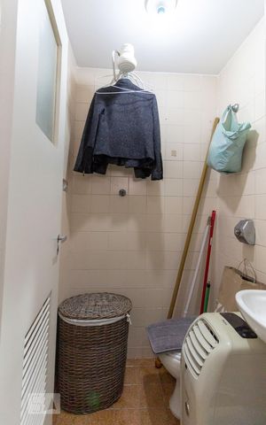 Apartamento para alugar com 50m², 1 quarto e 1 vagaBanheiro de Serviço