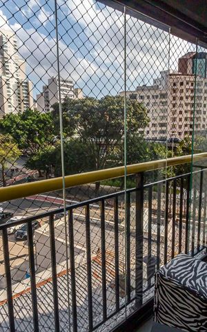 Apartamento para alugar com 38m², 1 quarto e sem vagaVaranda