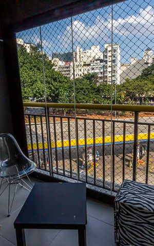 Apartamento para alugar com 38m², 1 quarto e sem vagaVaranda