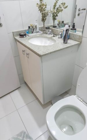 Apartamento para alugar com 72m², 2 quartos e 1 vagaBanheiro Social