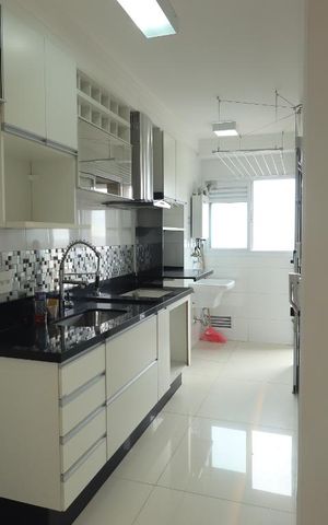 Apartamento à venda com 60m², 2 quartos e 1 vagaCozinha e Área de Serviço