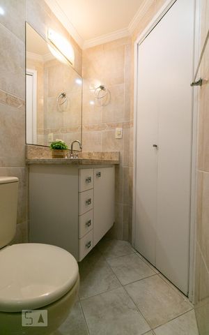 Apartamento para alugar com 76m², 3 quartos e 2 vagasBanheiro da Suíte