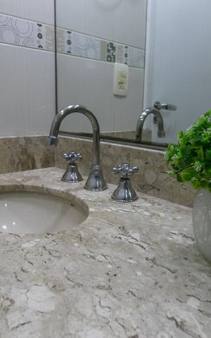 Apartamento para alugar com 76m², 3 quartos e 2 vagasBanheiro 2 - Torneira