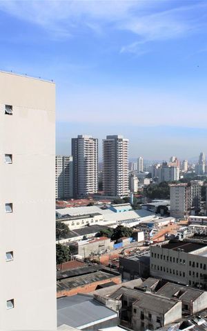 Apartamento à venda com 34m², 1 quarto e sem vagaVista da Sala
