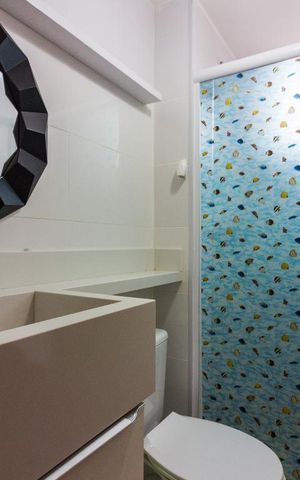 Apartamento à venda com 44m², 2 quartos e 1 vagaBanheiro