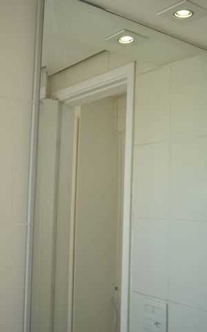 Apartamento para alugar com 60m², 2 quartos e 1 vaga Apartamento para alugar com 60m², 2 quartos e 1 vagaBanheiro da Suíte - Espelho
