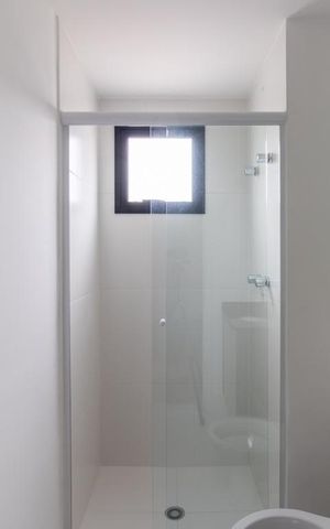 Studio para alugar com 35m², 1 quarto e sem vaga Studio para alugar com 35m², 1 quarto e sem vagaBanheiro
