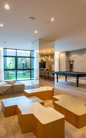 Studio para alugar com 35m², 1 quarto e sem vaga Studio para alugar com 35m², 1 quarto e sem vagaSalão de Festas