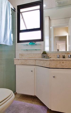 Apartamento para alugar com 100m², 2 quartos e 2 vagas Apartamento para alugar com 100m², 2 quartos e 2 vagasBanheiro da Suíte 2