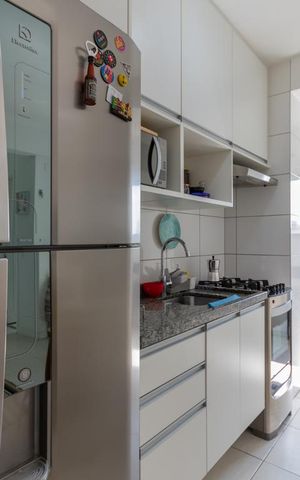 Apartamento à venda com 47m², 2 quartos e 1 vagaCozinha