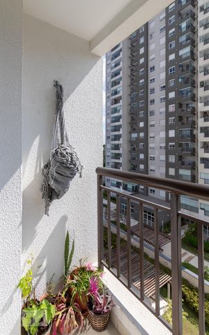 Apartamento à venda com 47m², 2 quartos e 1 vagaSacada